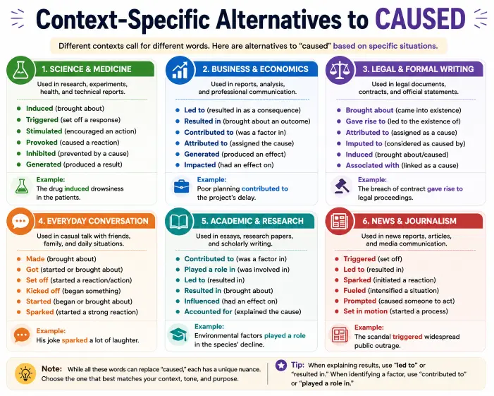 Context-specific alternatives