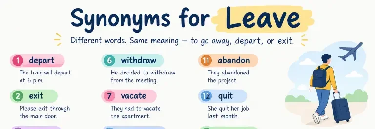 synonyms for leave