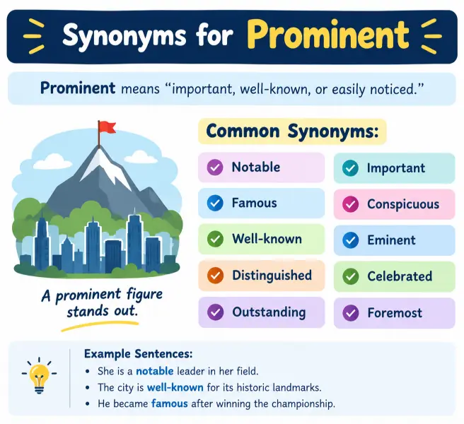 synonyms for prominent