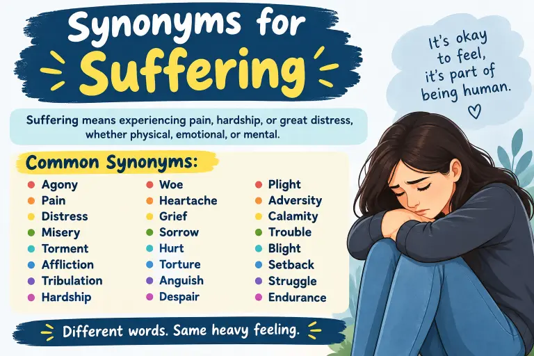 synonyms for suffering