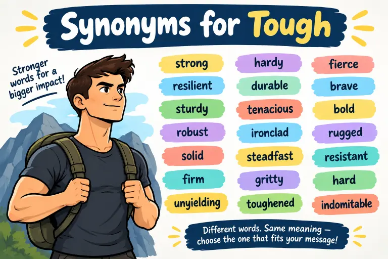 Synonyms for Tough