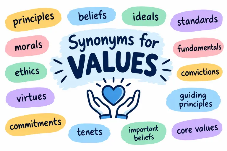 Synonyms for Values