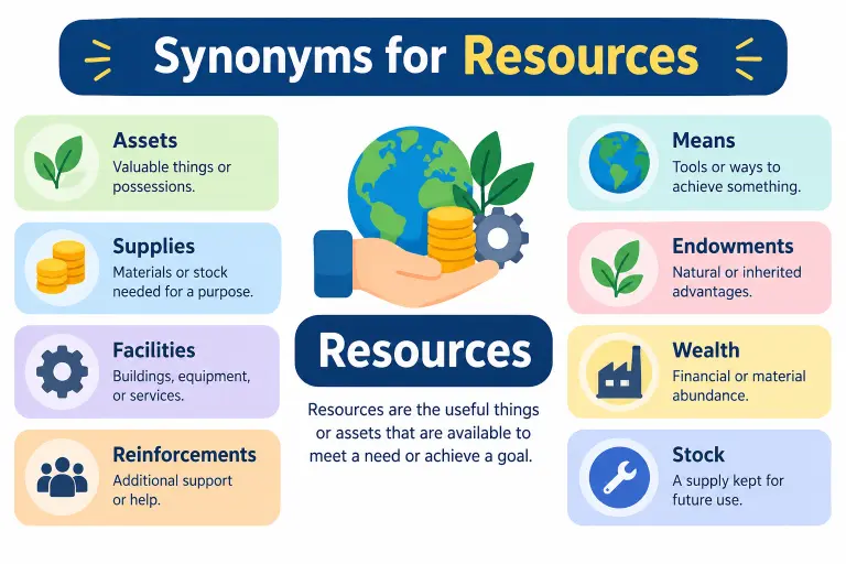 Synonyms for Resources